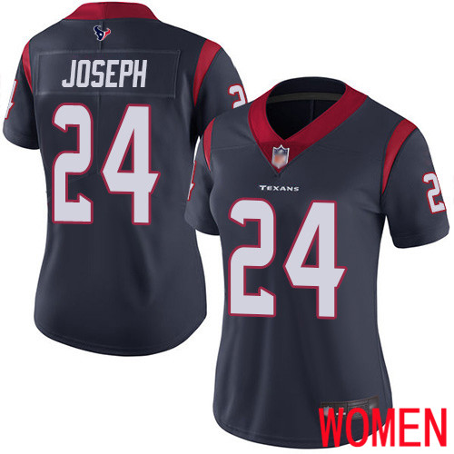 Houston Texans Limited Navy Blue Women Johnathan Joseph Home Jersey NFL Football #24 Vapor Untouchable